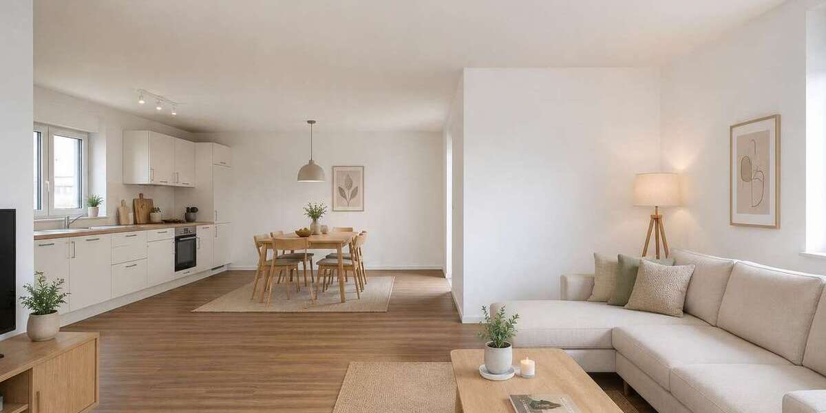 Etagenwohnung Melle - 3 Zimmer, 90 m&sup2;, 1.040&euro; | Angebot:26703730