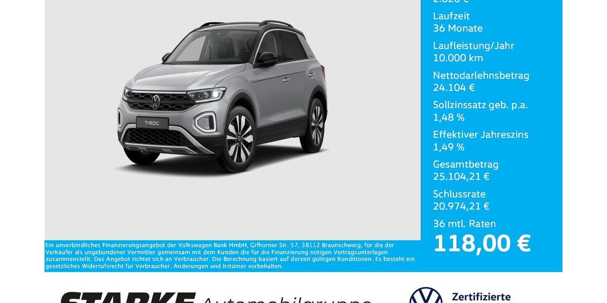 VW T-Roc 21.251 km 26.930 &euro; Osnabrück 49078