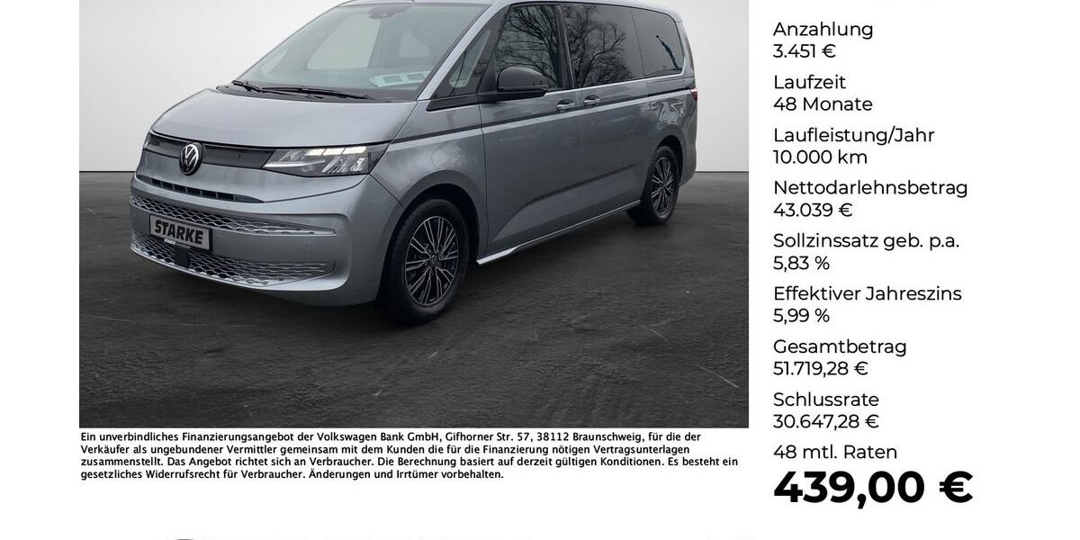 VW T7 Multivan 15.890 km 45.950 &euro; Lotte 49504
