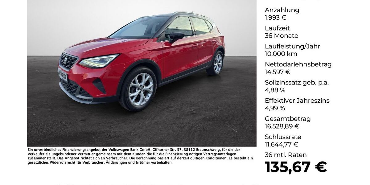Seat Arona 24.317 km 15.989 &euro; Osnabrück 49078